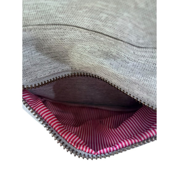 Herschel Supply Co. Mini Backpack AND Fanny Pack Combo Set Gray Belt Bag Lined - Picture 8 of 15